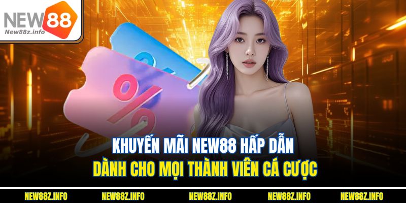 Khuyến mãi New88 hấp dẫn dành cho mọi thành viên cá cược